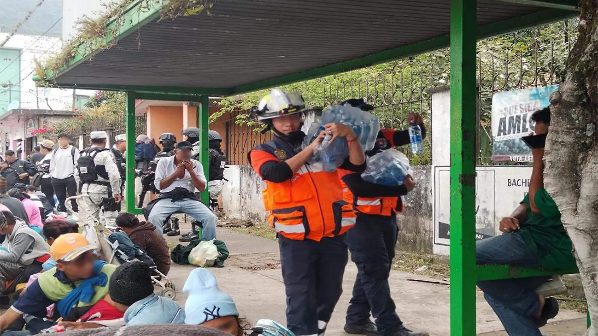 Migrantes en Orizaba